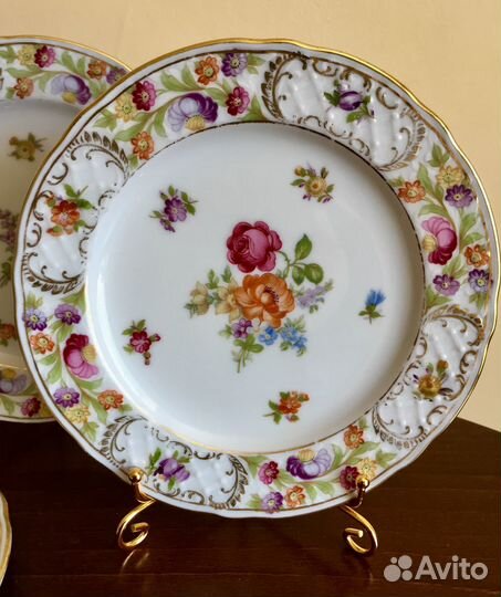 Шесть десертных тарелок. Цена за все. Германия