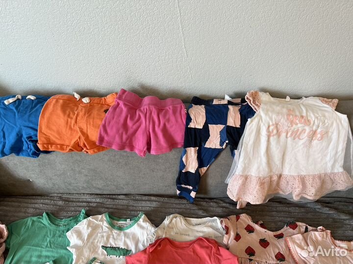 Одежда пакетом 80-86 на девочку