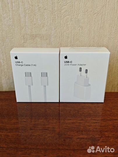 Адаптер Apple 20W + кабель USB-C 1 метр (новые)