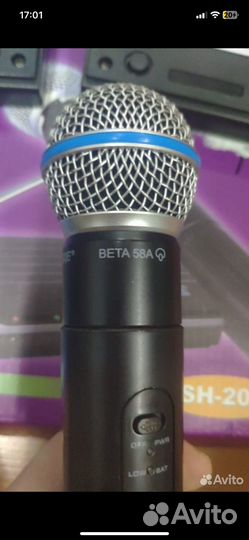 Радиомикрофон shure sm58 beta