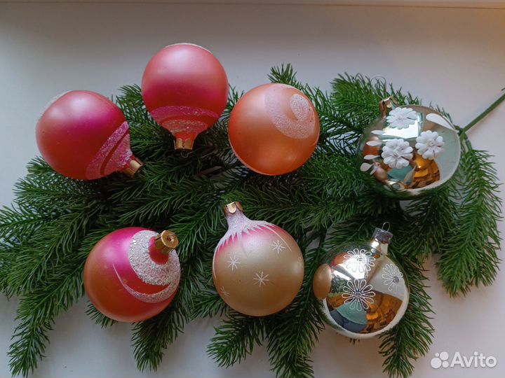 Елочные игрушки СССР лотом