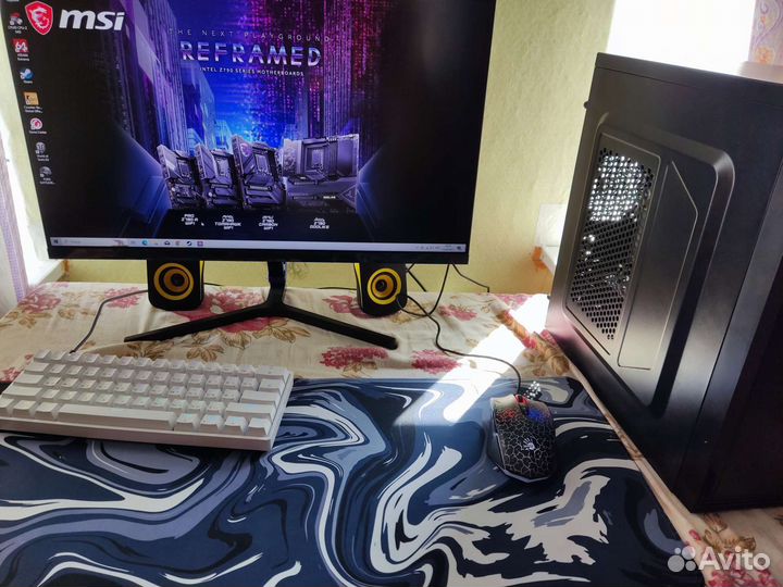 Продам игровой пк с (полный комплект) Монитор165гр