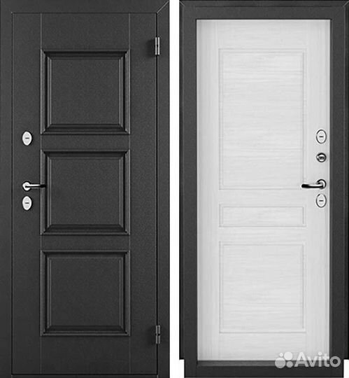 Дверь входная Промет Норд 439 Дуб шале снежный с Т