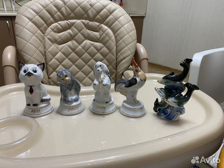 Фарфоровые статуэтки символы года