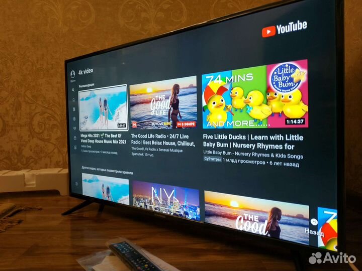 Телевизоры smart tv голосовой пульт, 4к