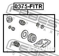 Ремкомплект суппорта тормозного заднего