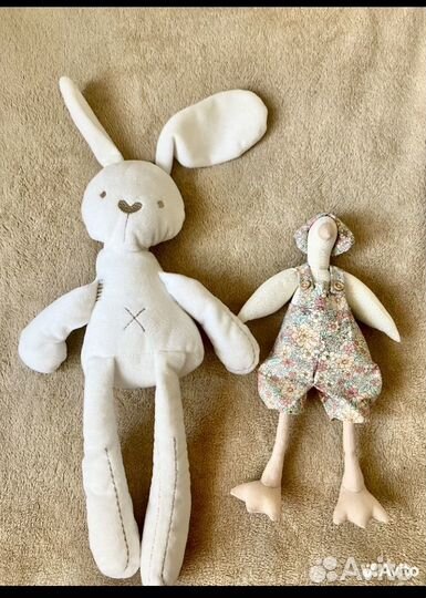 Интерьерные игрушки, тильда курица, заяц,Пасха