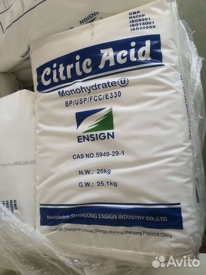 Лимонная кислота 25 кг