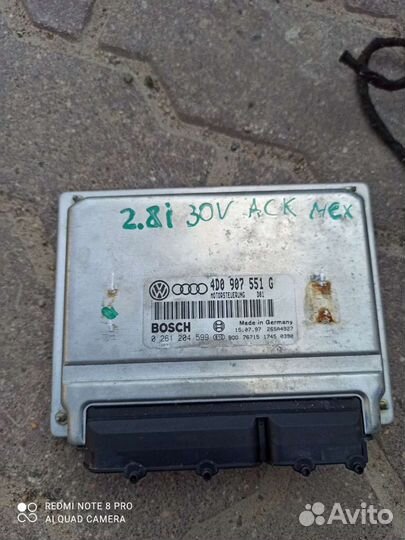 Ауди а6с5 2.8i 30v (ACK) Эбу Bosch (4D0 907 551G)