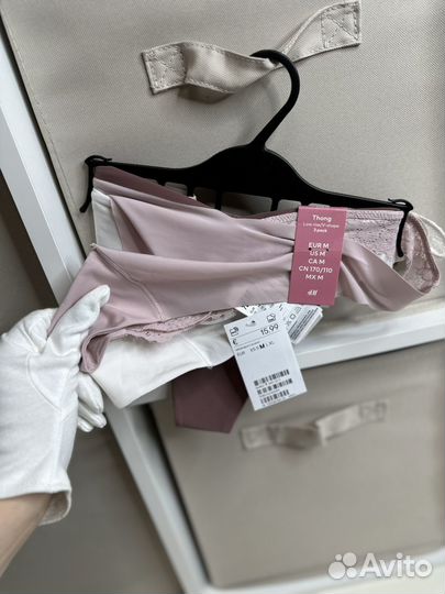 Трусы thong h&m M