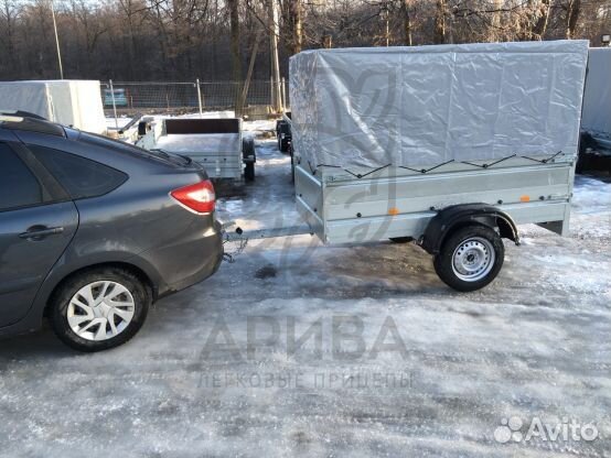 Прицеп легковой с тентом 138 см. Хозяйственный