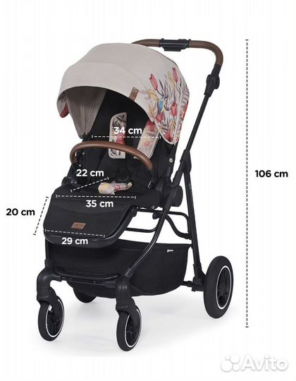 Коляска прогулочная детская с рождения