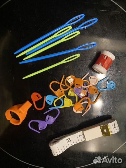 Крючки для вязания, набор в чехле с аксессуарами