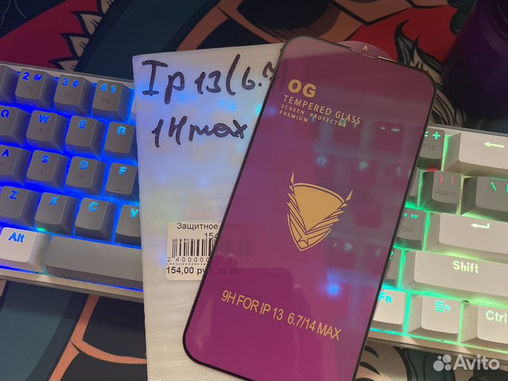 Защитное стекло iPhone 13/14 max