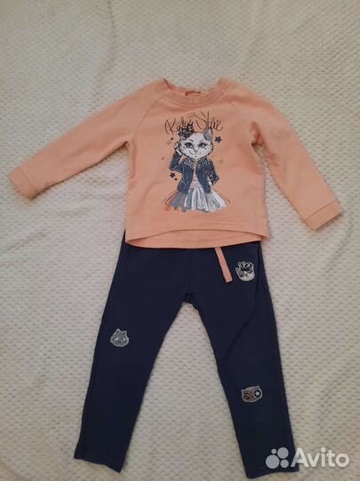 Брендовые вещи пакетом на девочку 92 98