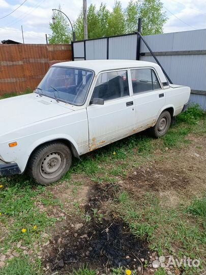 ВАЗ 2107 1.6 МТ, 2011, битый, 25 700 км