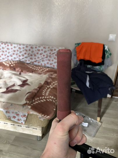 Руль на bmx 4130crmo с барендами и грипсами