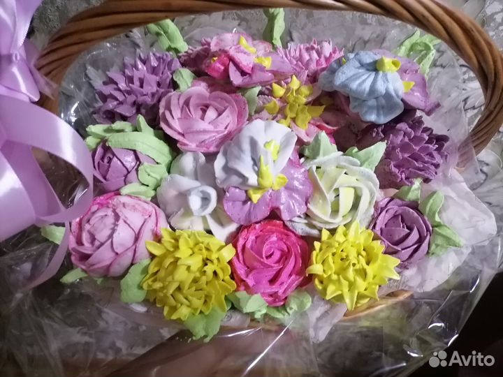 Зефирные цветы