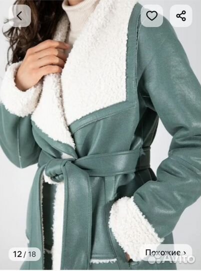 Дубленка женская зимняя, 46 48р