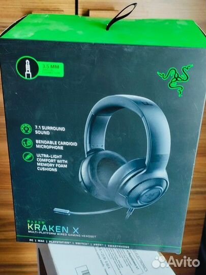 Игровые наушники razer kraken x