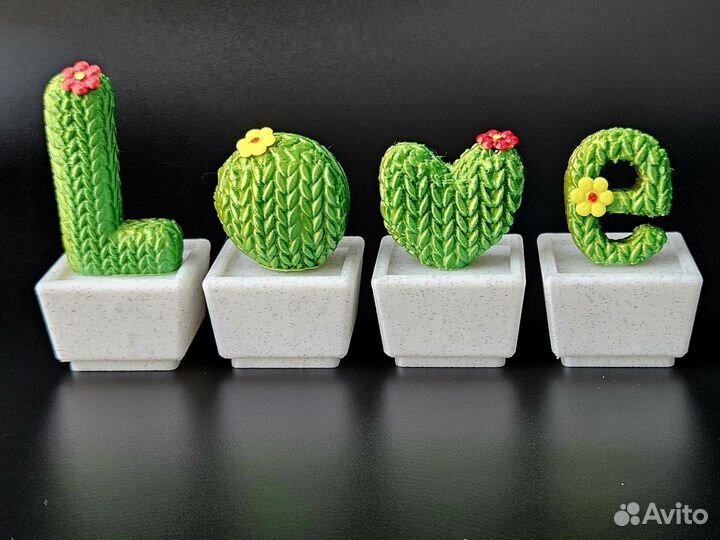Декоративные кактусы для украшения интерьера
