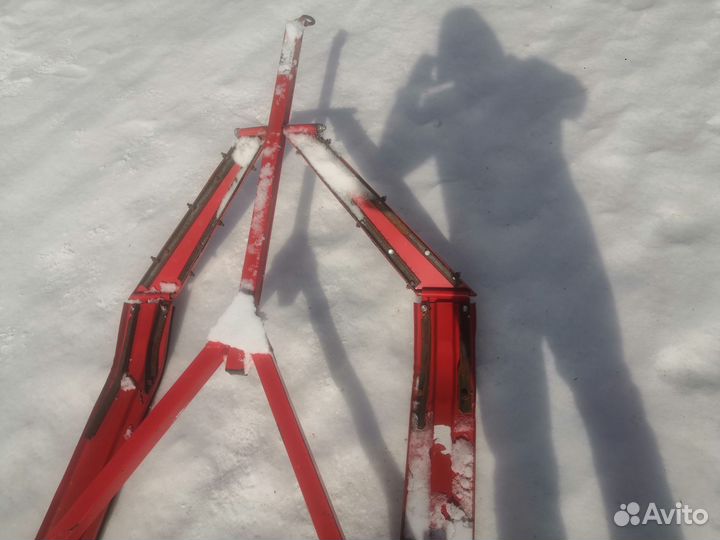 Сани для снегохода лесовозные