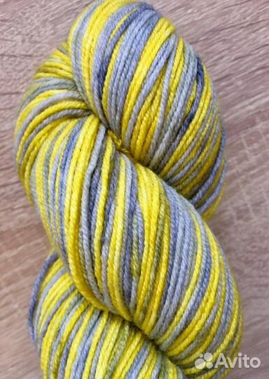 Пряжа носочная шерсть