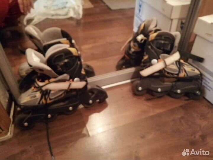 Роликовые коньки детские раздвижные