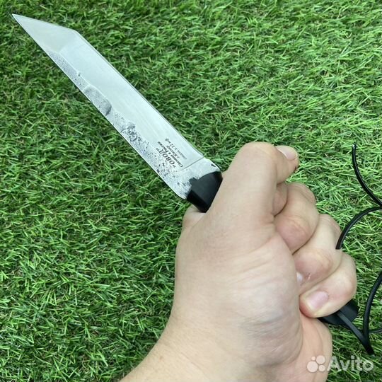 Нож Овод Танто из кованой стали Х12мф,фултанг