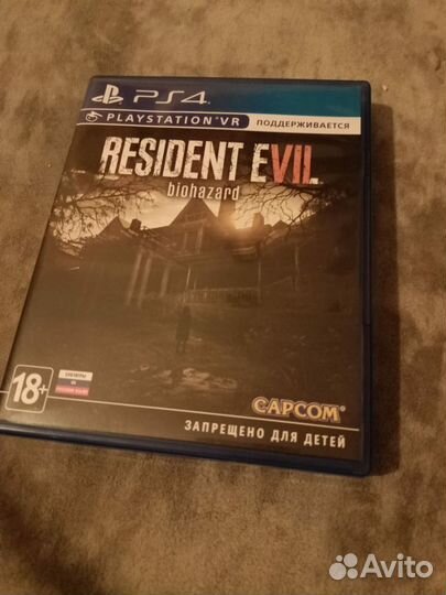 Диск resident evil 7 ps4