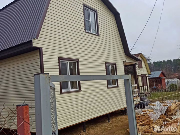 Каркасный дом 6х7 с мансардой и террасой