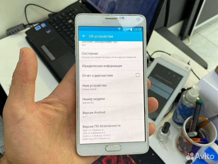 Телефон Samsung note 4