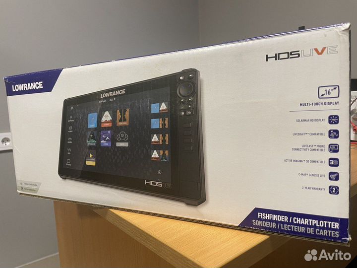 Эхолот Lowrance HDS 16 Live + AI 3in1