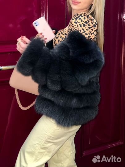 Шуба пессцовая норка мутон