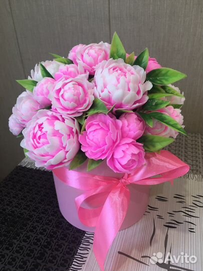 Букет цветов из мыла