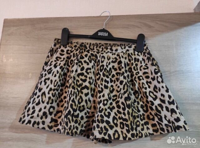 Шорты с леопардовым принтом