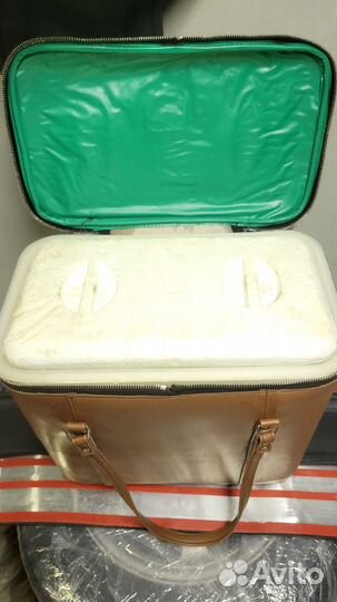 Рэтро термос, холодильник. дорожный