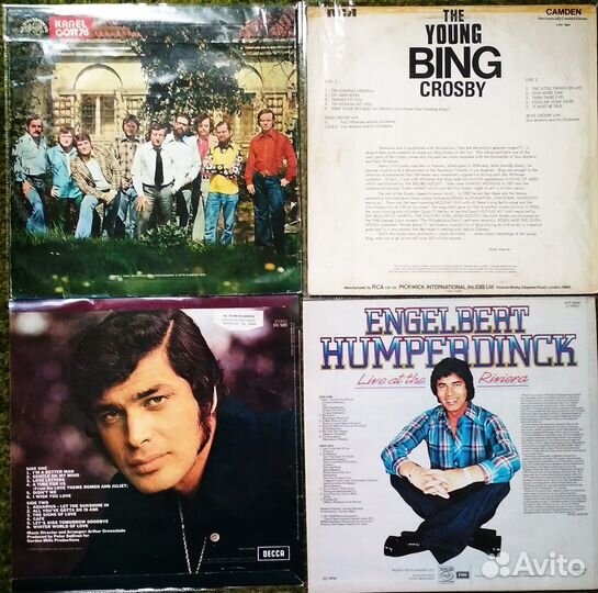 Грампластинки- Зарубежные вокалисты