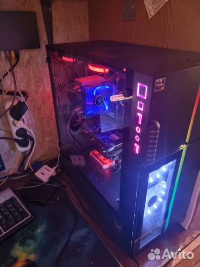 Компьютер игровой Ryzen 5 2600+GTX1660Ti+16Gb