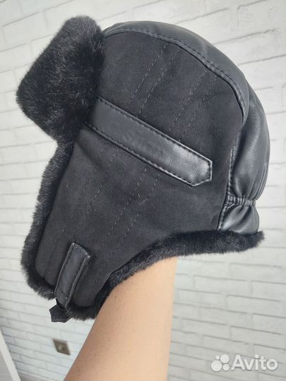 Мужская зимняя шапка ушанка