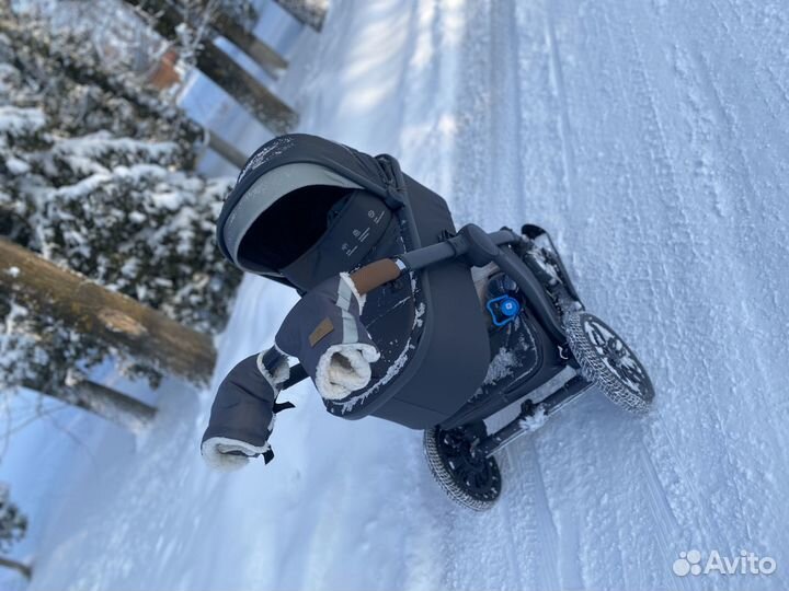 Коляска happy baby mommer pro dark grey 2 в 1