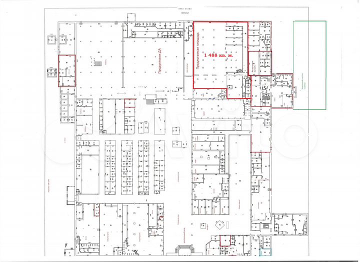 Торговая площадь, 1488 м²