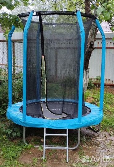 Каркасный батут Bondy Sport 6FT 183х183х216 см син