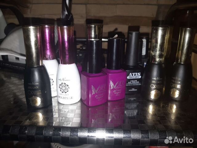 Лак, акрил, кисти, парафиноваяя ванна для ногтей