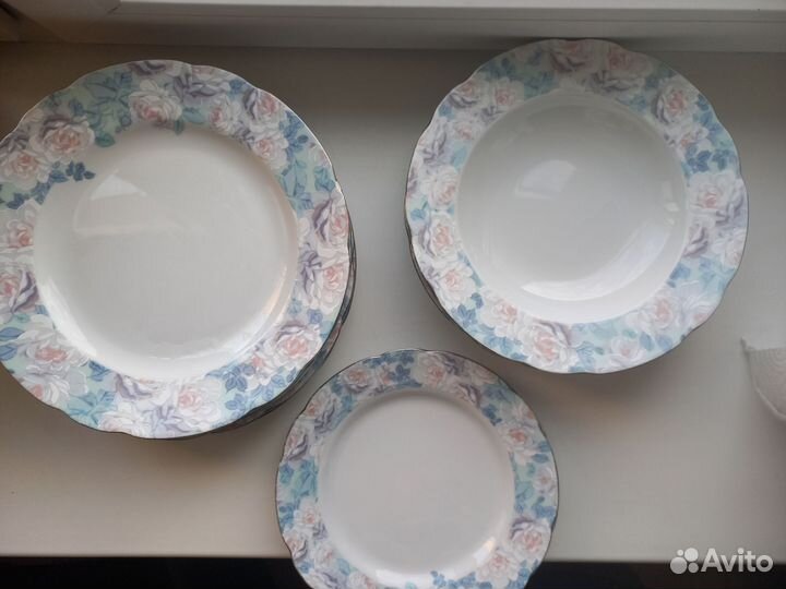 Тарелки из чешского сервиза