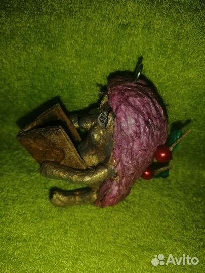 Ватные елочные игрушки в стиле ретро