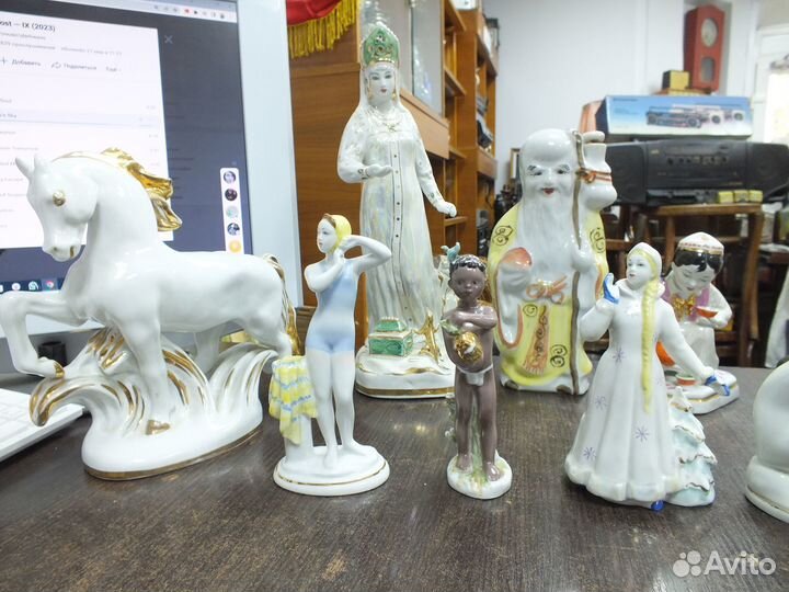 Фарфоровые статуэтки времен СССР