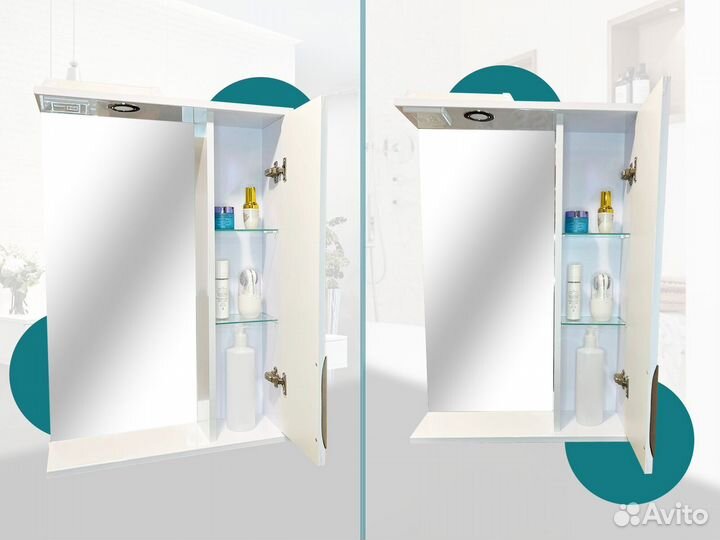 Шкаф-зеркало в ванну