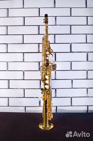 Саксофон сопрано прямой проф. D.Krenz 752 Gold