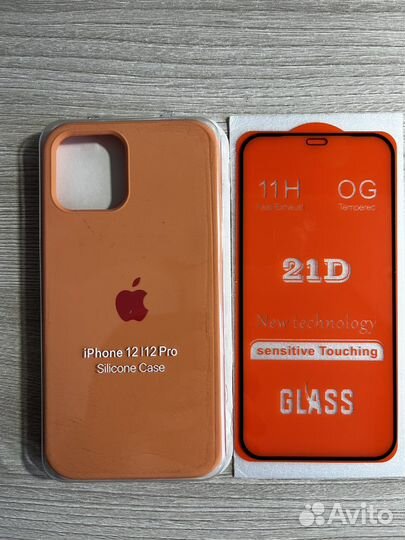 Чехол и стекло на iPhone 12/12pro